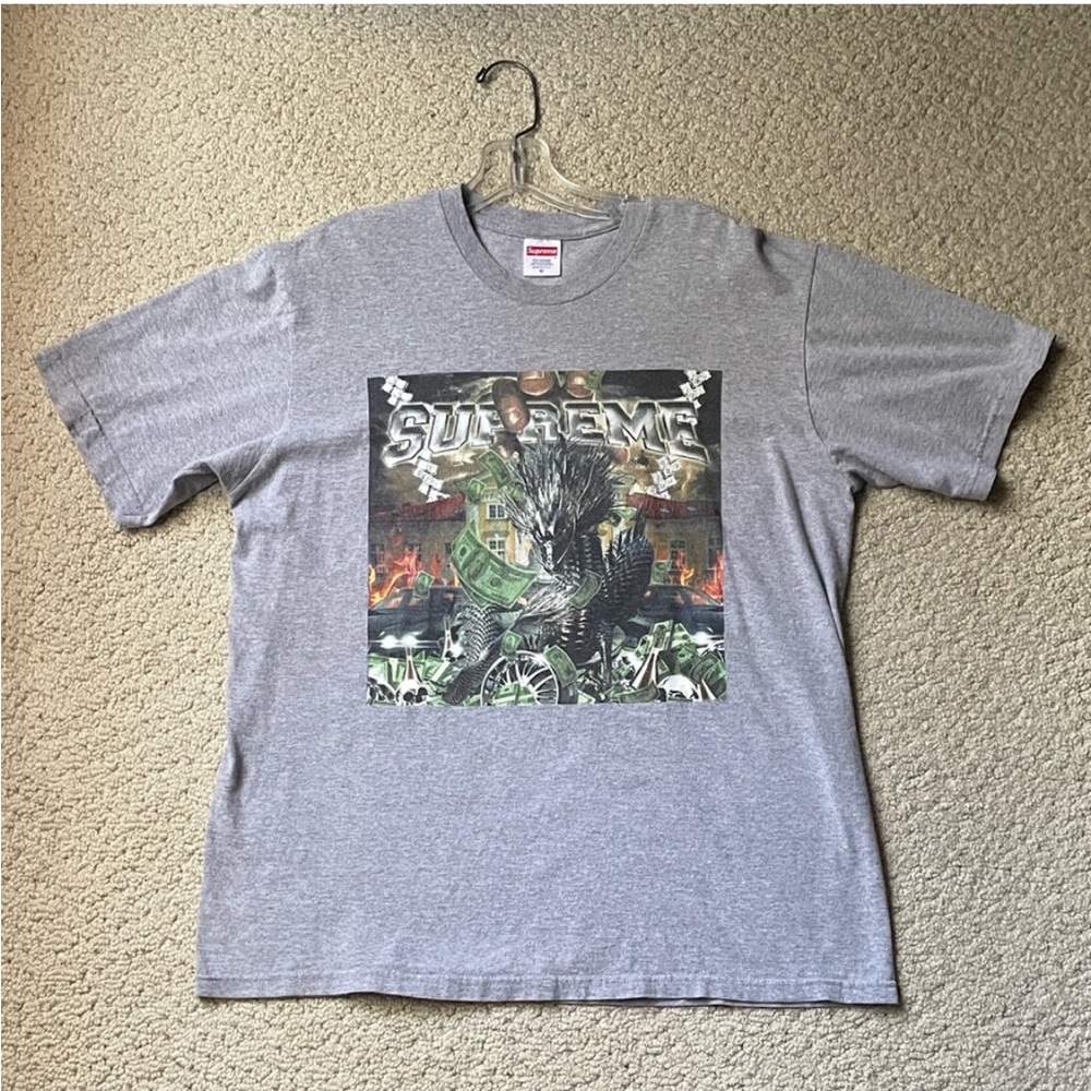 Supreme Dragon Gray T-shirt